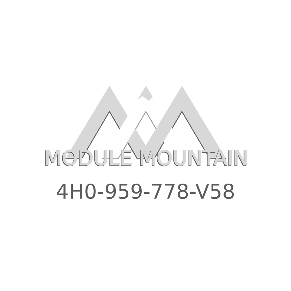 Lumbar Switch - Audi (4H0-959-778-V58)