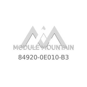 Lumbar Switch - Toyota (84920-0E010-B3)