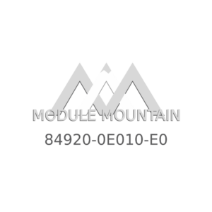 Lumbar Switch - Toyota (84920-0E010-E0)