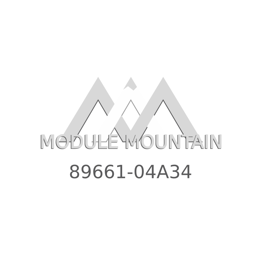 ECM - Toyota (89661-04A34)